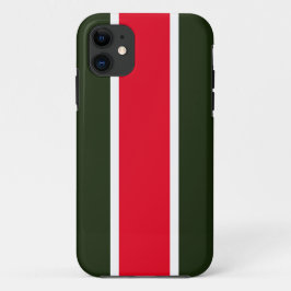 Funda Para iPhone 11 Audaz Adventuroso Brillante Rojo Moderno Stripes F