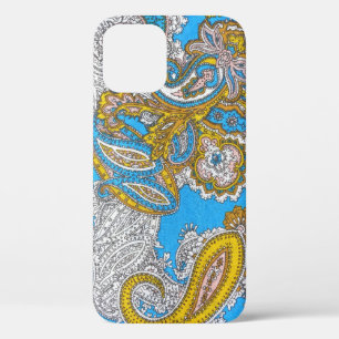Funda Para iPhone 12 Audaz Ornamento Psicodélico Islámico Grungy