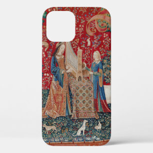 Funda Para iPhone 12 Audiencia de Tapiz Medieval de Lady y Unicorn