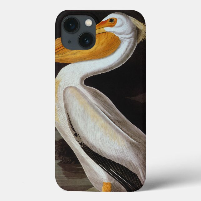 Funda De Case-Mate Para iPhone Audubon: Pelícano Blanco (Reverso)