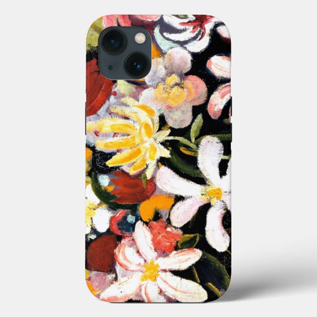 Funda De Case-Mate Para iPhone August Macke, pintura, alfombra de flores, (Reverso )