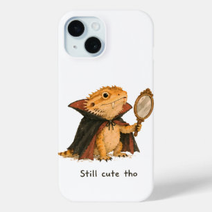 Funda Para iPhone 15 Aún Bonito Aunque Arte de Dragón Barbudo Vampiro