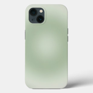 Funda Para iPhone 13 Aura de gradiente verde sage
