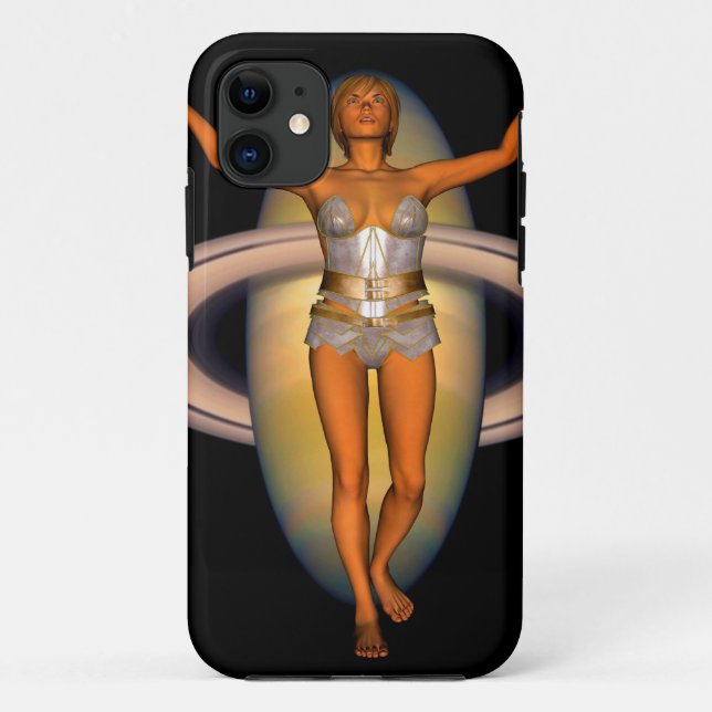 Funda De Case-Mate Para iPhone Aura de Saturno (Reverso)