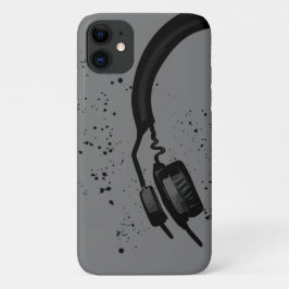 Funda Para iPhone 11 Auriculares artísticos Música hip hop y ritmo