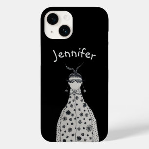 Funda Para iPhone 14 De Case-Mate Auriculares de flores de corte Funda-Mate para iPh