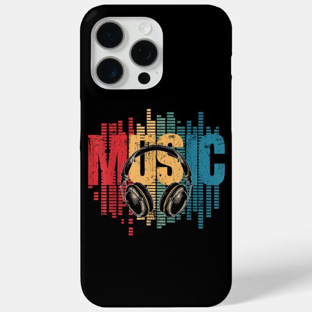Funda De Case-Mate Para iPhone Auriculares de vídeo para DJ Lover (Reverso )