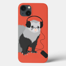 Funda Para iPhone 13 Auriculares grandes protectores Divertido Freno de