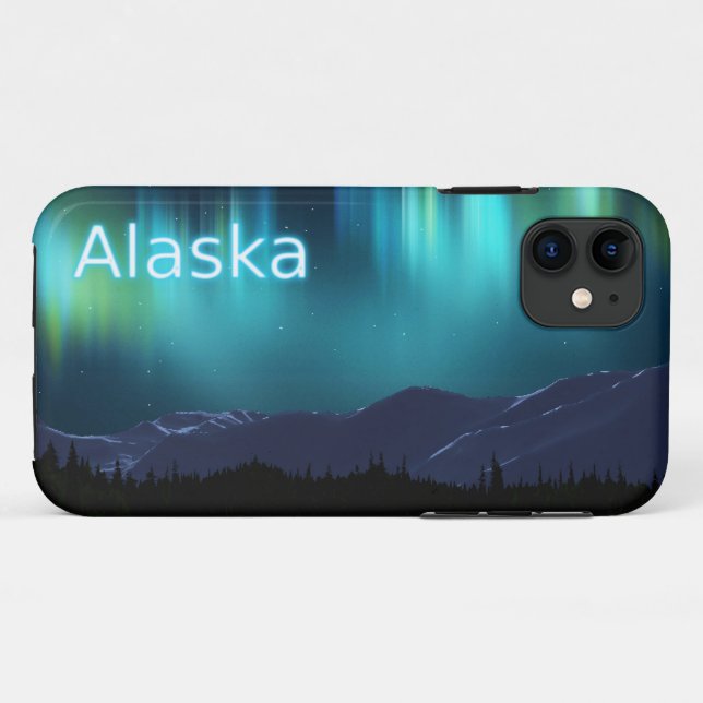 Funda De Case-Mate Para iPhone Aurora Borealis (Reverso (horizontal))