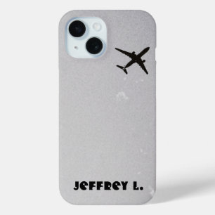 Funda Para iPhone 15 Ausente   Avión de alta altitud personalizado