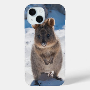 Funda Para iPhone 15 Australia Quokka en la playa