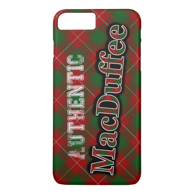 Funda De Case-Mate Para iPhone Auténtico Clan MacDuffee Escocia Tartán Diseño (Reverso)