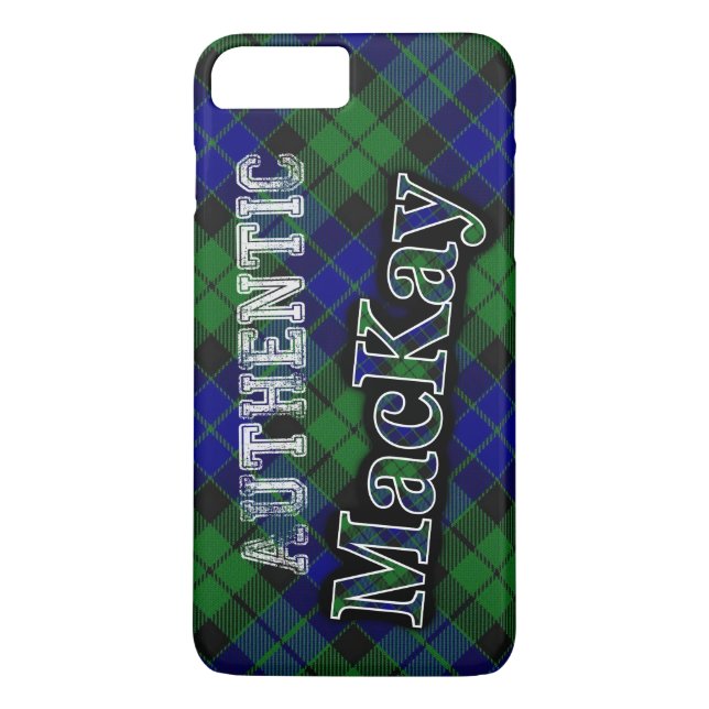 Funda De Case-Mate Para iPhone Auténtico clan MacKay Scottish Tartan Design (Reverso)