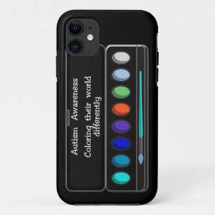 Funda Para iPhone 11 Autismo coloreando su Funda de iPhone 5 en el mund
