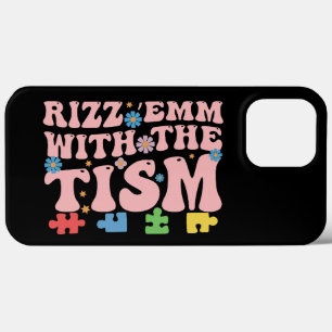 Funda Para iPhone 13 Pro Max Autismo Divertido Rizz Em Con El Meme Tism Autista