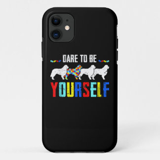 Funda Para iPhone 11 Autista | Atreverse A Ser Montaña Bernesa Diferent