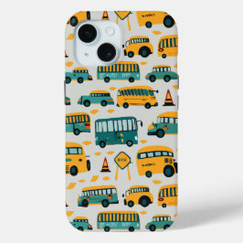 Funda Para iPhone 15 Autobús escolar
