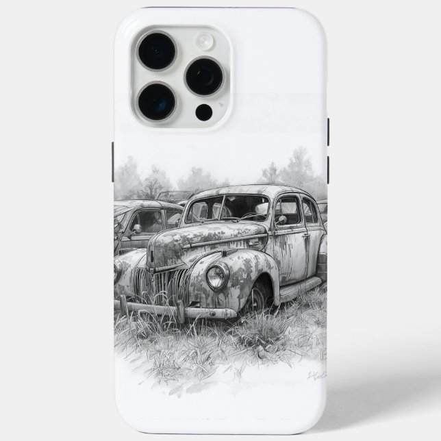 FUNDA DE Case-Mate PARA iPhone AUTOMOBILE ART (Reverso )