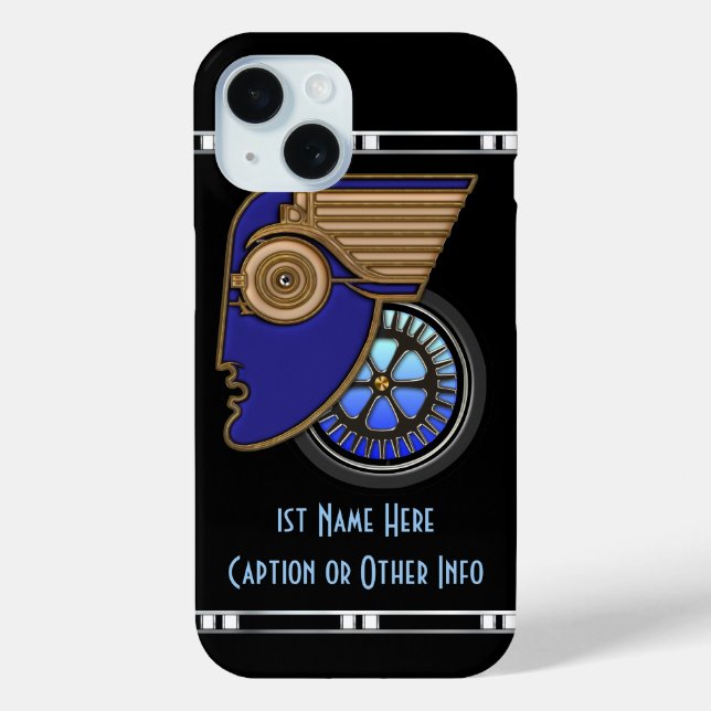 Funda De Case-Mate Para iPhone Autopista Art Deco - Personalizada (Reverso )