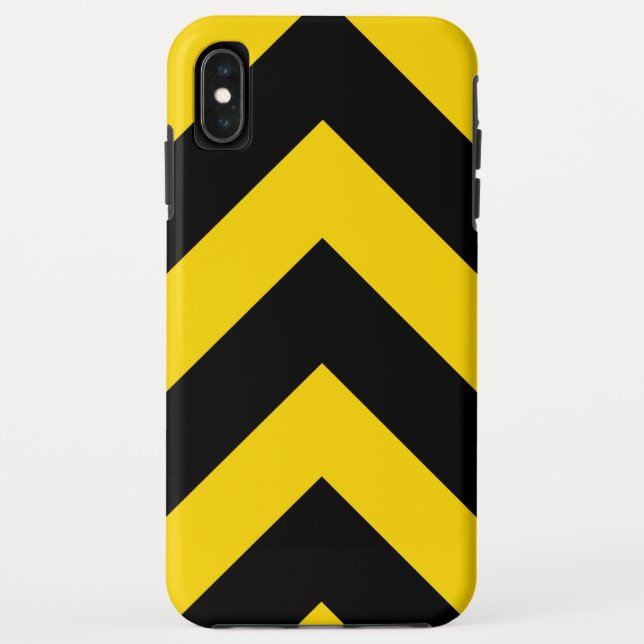 Funda De Case-Mate Para iPhone Autopista Autopista Tráfico Bumble Bee Chevrons (Reverso)