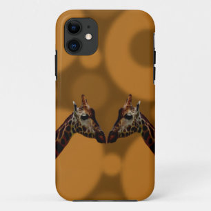 Funda Para iPhone 11 Autoreflexión de la jirafa,