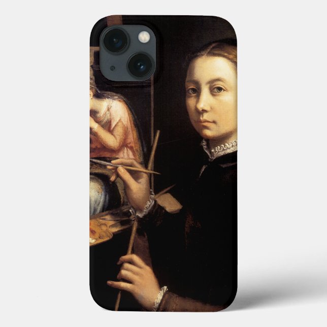 Funda De Case-Mate Para iPhone Autoretrato en el caballete (Reverso)