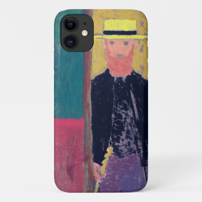 Funda De Case-Mate Para iPhone Autoretrato (hombre con barba), Edouard Vuillard (Reverso)