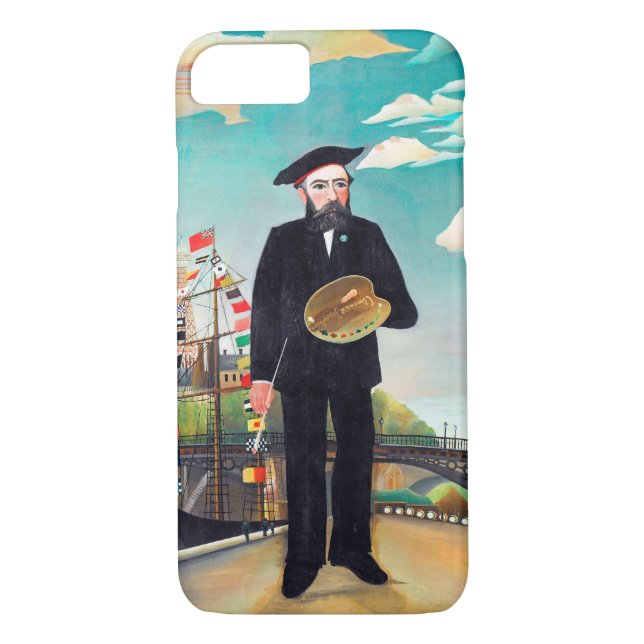 Funda De Case-Mate Para iPhone Autoretrato, paisaje, Rousseau (Reverso)