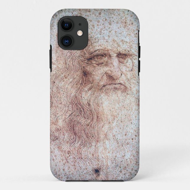 Funda De Case-Mate Para iPhone Autorretrato, Leonardo da Vinci (Reverso)