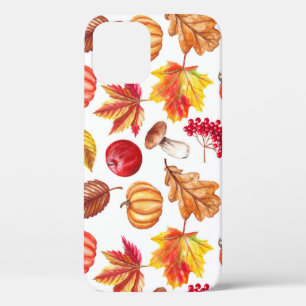 Funda Para iPhone 12 Autumn Botanic Seamless: Elegancia Floral.