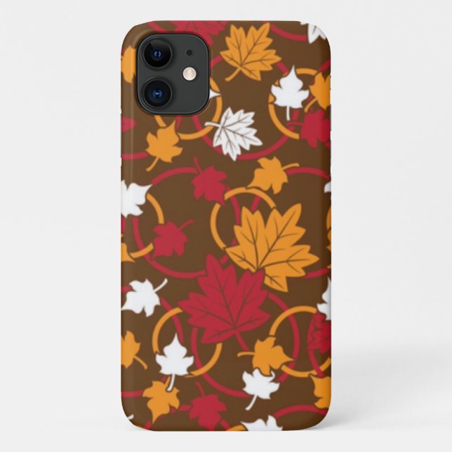 Funda De Case-Mate Para iPhone Autumn deja estuche de teléfono (Reverso)