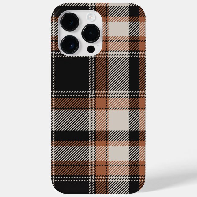 Funda De Case-Mate Para iPhone Autumn Hues Plaid (Reverso)