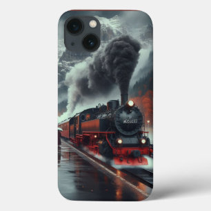 Funda Para iPhone 13 Autumn Mountain Train Journey