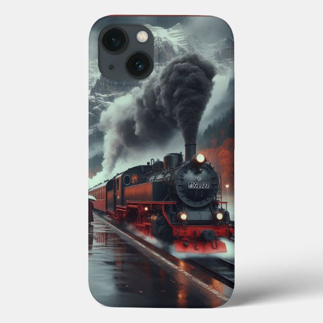 Funda De Case-Mate Para iPhone Autumn Mountain Train Journey (Reverso)