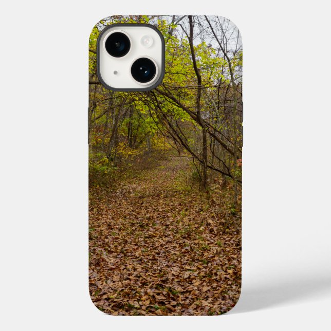 Funda De Case-Mate Para iPhone Autumn Walkway (Reverso )