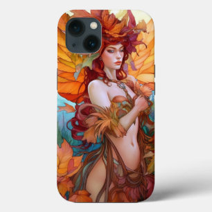 Funda Para iPhone 13 Autumn Woodland Fairy Fantasy Art