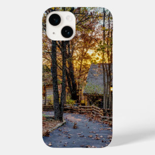 Funda Para iPhone 14 De Case-Mate Autumn Woods Sunset Walkway
