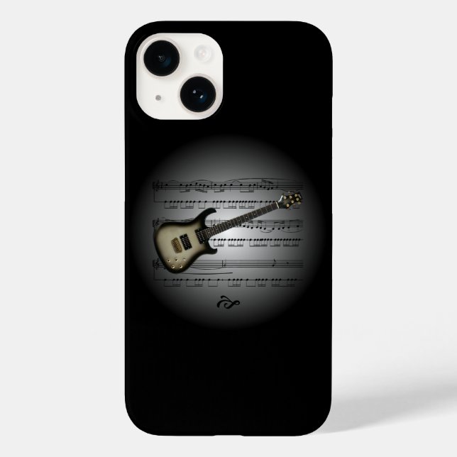 Funda De Case-Mate Para iPhone Avant Garde ~ Guitarra Eléctrica 02 (Reverso )