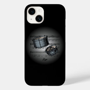 Funda Para iPhone 14 De Case-Mate Avant Garde, tambores de sonido en globo con músic