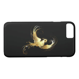 Funda Para iPhone 8/7 Ave dorada sobre fondo negro