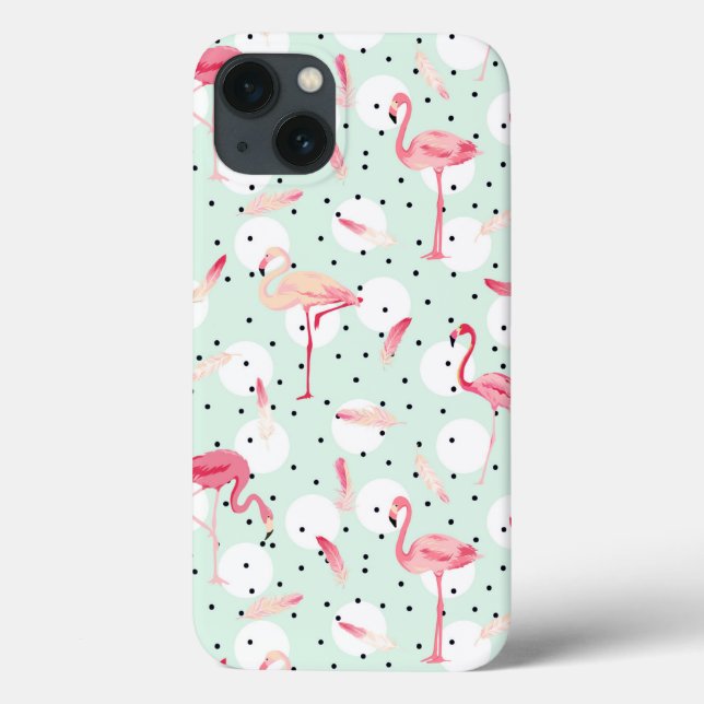 Funda De Case-Mate Para iPhone Ave Flamingo Con Pies (Reverso)