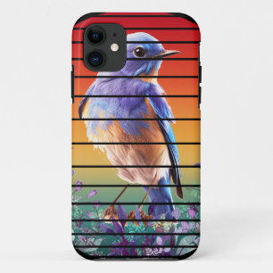 FUNDA PARA iPhone 11 AVE MODERNA COLORIDA EN PUESTA DE SOL FLORIDA