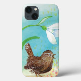 Funda Para iPhone 13 Ave silvestre canta al amanecer en primavera