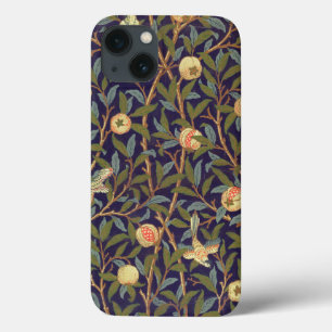 Funda Para iPhone 13 Ave William Morris Y Floral Vintage Pomegranada