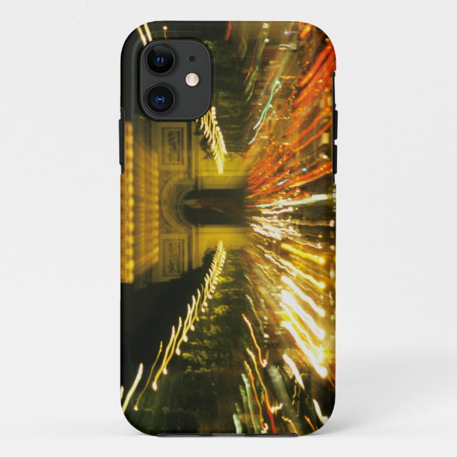 Funda De Case-Mate Para iPhone Avenida de los Campos Elíseos, Arco del Triunfo, (Reverso)