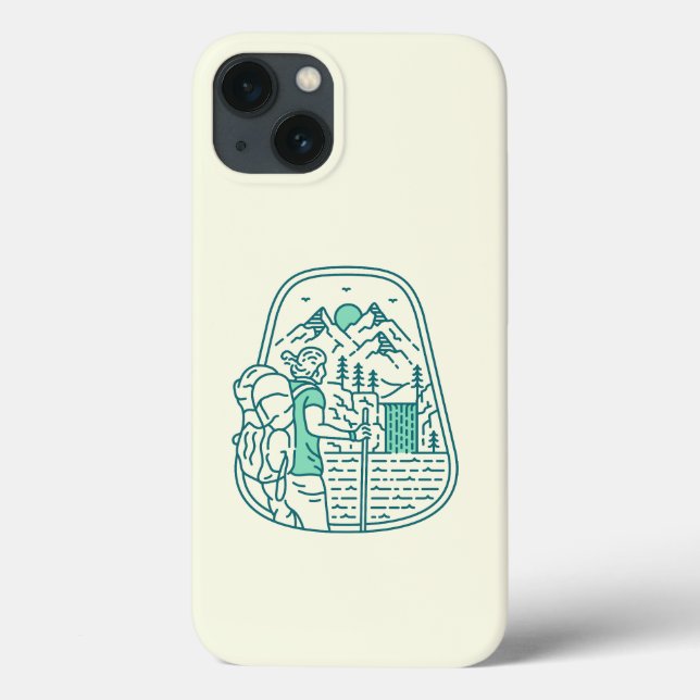 Funda De Case-Mate Para iPhone Aventura natural Backpacker 3 (Reverso)