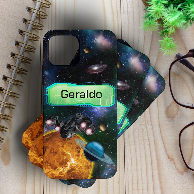 Funda De Case-Mate Para iPhone Aventura Stellar Tecnológica de Ciencia Ficción (Subido por el creador)