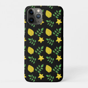 Funda Para iPhone 11 Pro Averrhoa Carambola Fruta Estrella Árbol Fruta Exót