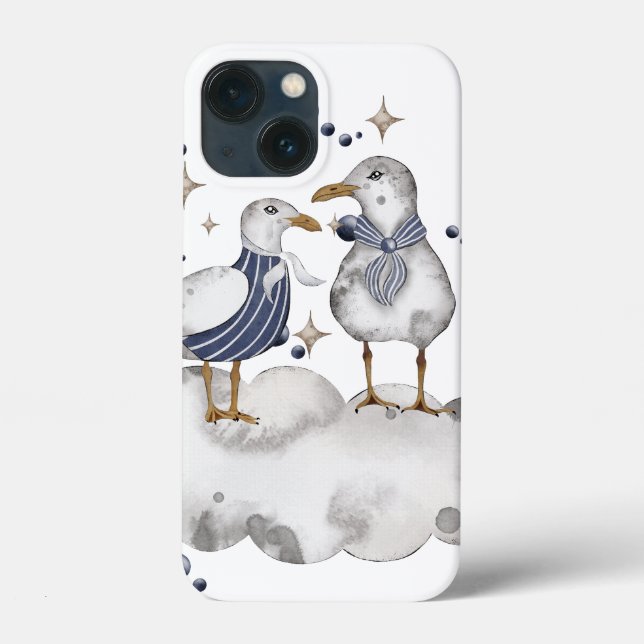 Funda De Case-Mate Para iPhone Aves de playa (Reverso )