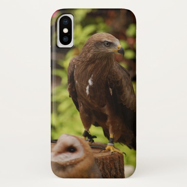 Funda De Case-Mate Para iPhone Aves de presa... (Reverso)
